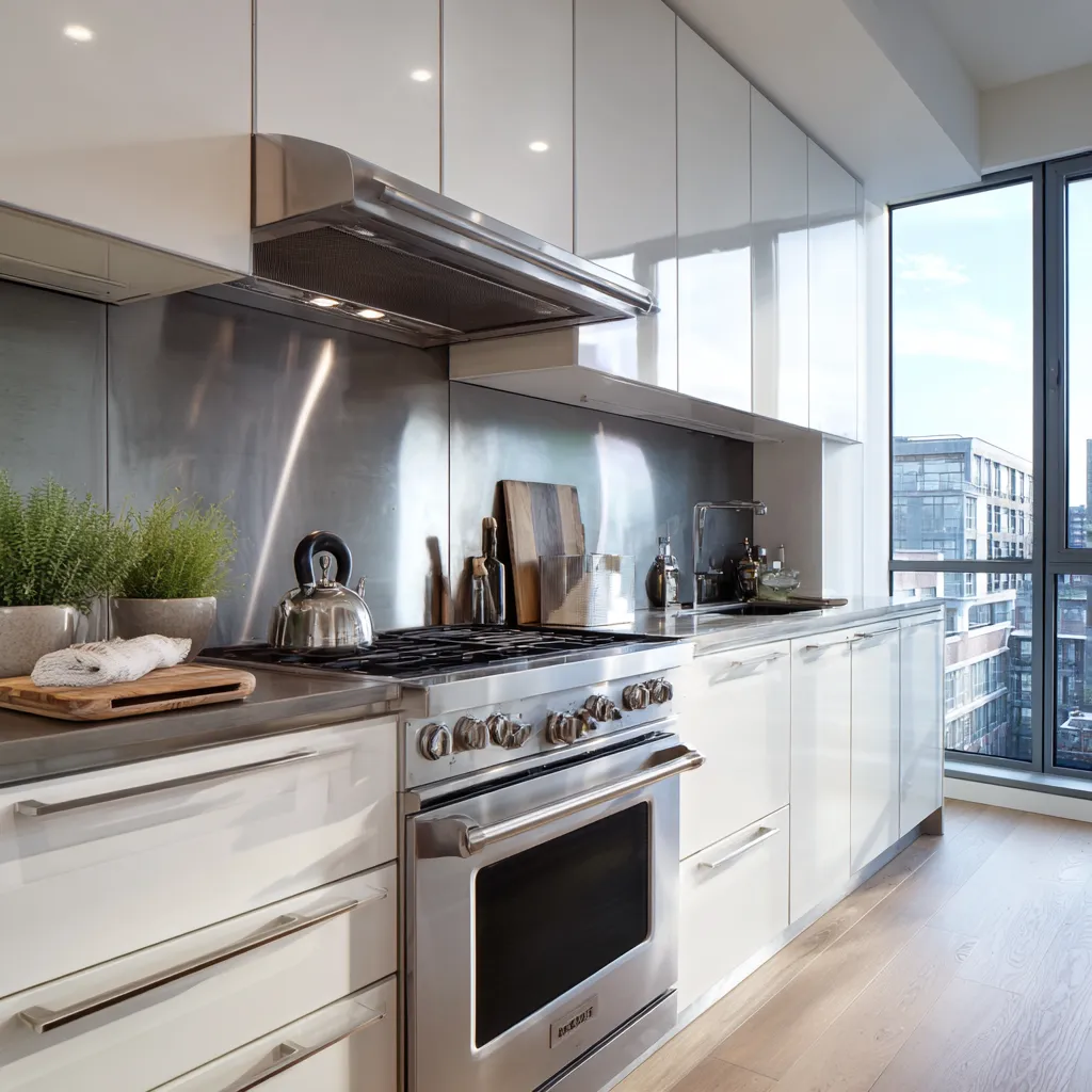 Stainless Steel Kitchen Backsplash Design Stainless Steel Kitchen Backsplash Design Ideas