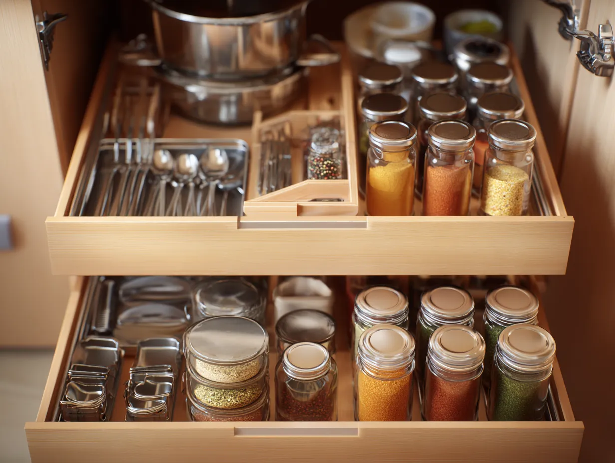 Storage Inside Cabinets 