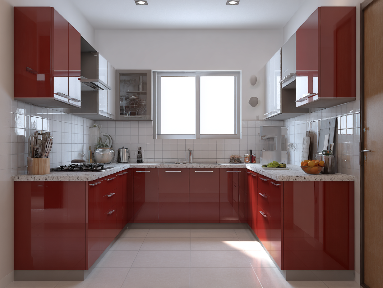 U-shaped Kitchen Design