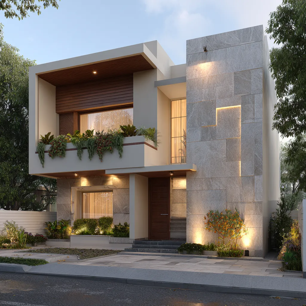 Vitrified Tiles- Material for Front Walls