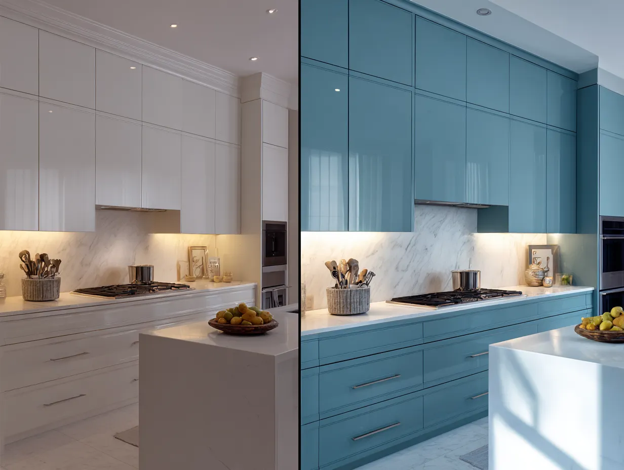 Understanding Gloss and Matte Kitchen Cabinets Know Everything About Gloss and Matte Kitchen Cabinets