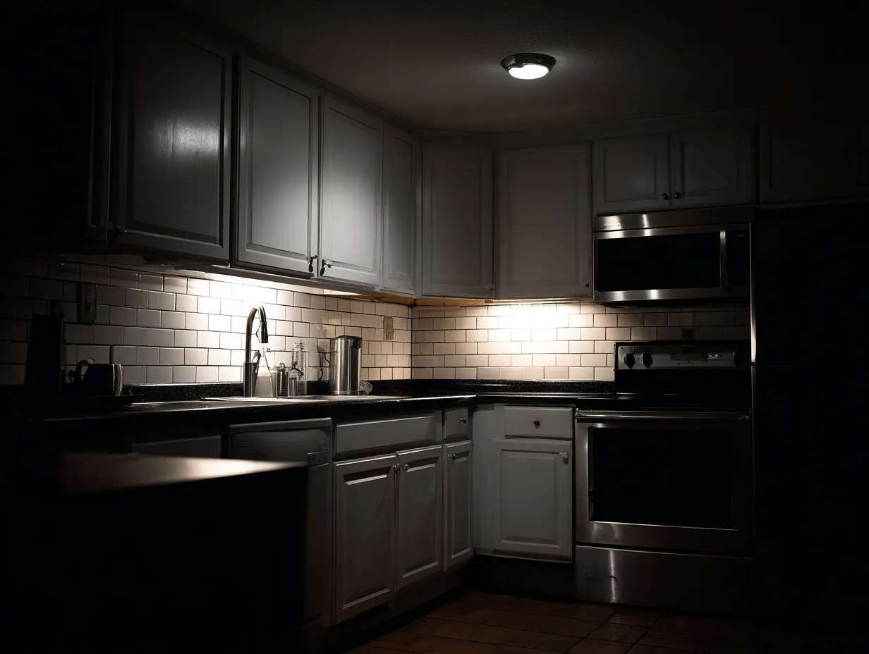 Poor Lighting Setup- Common Kitchen Design Mistakes