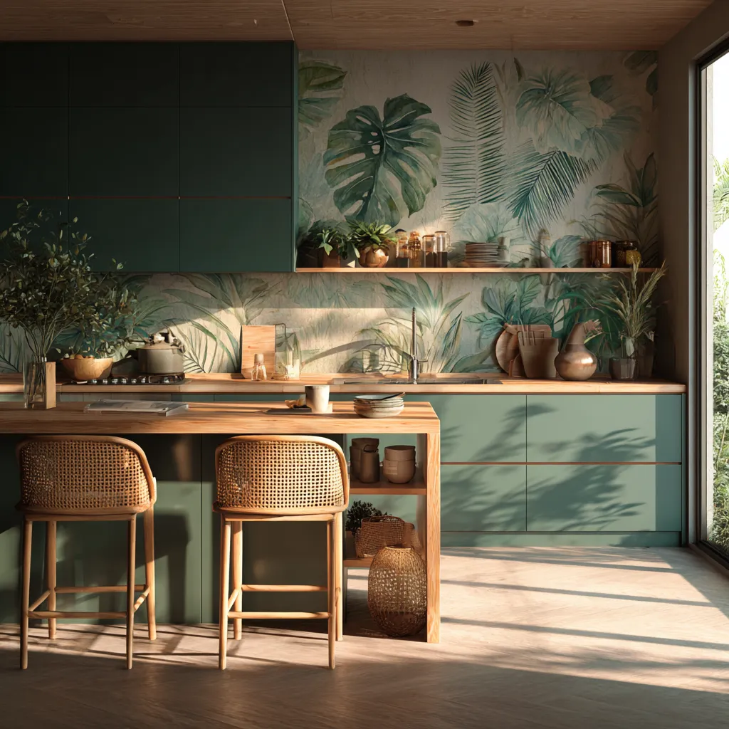 Tropical Themed Kitchen Design Ideas